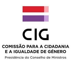 Logotipo Comissão para a Cidadania e Igualdade de Género