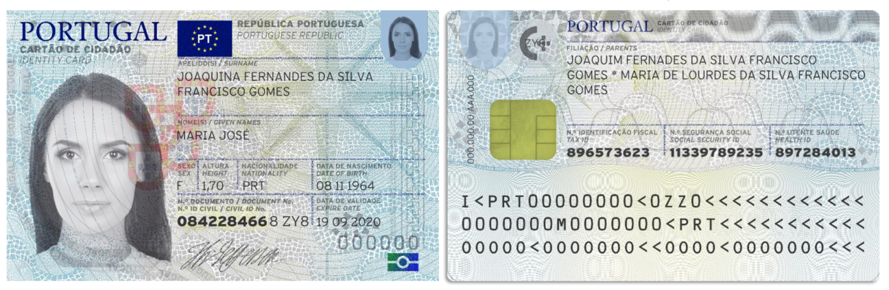 Novo modelo Cartão de Cidadão